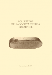 Bollettino della Società Storica Locarnese Nuova serie, n° 3