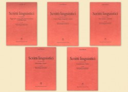 Scritti linguistici - 5 volumi